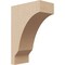 Ekena Millwork 3"W x 6"D x 9"H Classic Moab Rough Cedar Woodgrain TimberThane Corbel, Primed Tan CORUR03X06X09MOARCPR - alternate 1